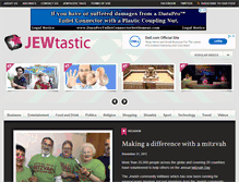 Tablet Screenshot of jewtastic.com